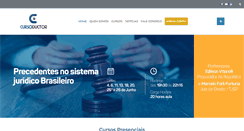 Desktop Screenshot of cursoductoronline.com.br